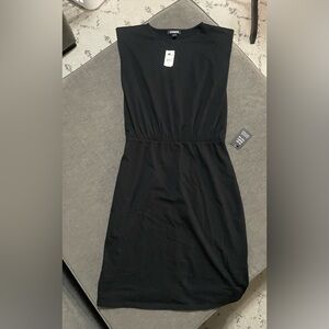 Express Black Cotton Dress